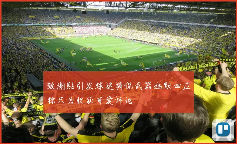 致谢贴引发球迷调侃武器幽默回应称只为收获可爱评论